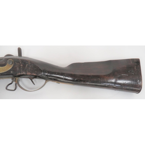 333 - Mid 19th Century German Military Percussion Rifle
22 bore, 10 1/2 inch, smoothbore barrel.  The bree... 