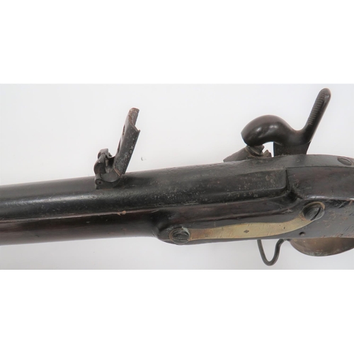 333 - Mid 19th Century German Military Percussion Rifle
22 bore, 10 1/2 inch, smoothbore barrel.  The bree... 