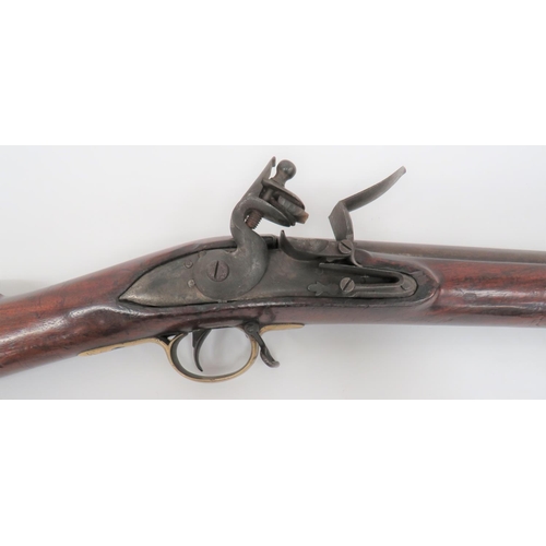 334 - Early 19th Century India Pattern Brown Bess
.750 musket, 39 inch, browned barrel.  Rear with pr... 