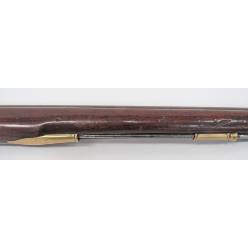 334 - Early 19th Century India Pattern Brown Bess
.750 musket, 39 inch, browned barrel.  Rear with pr... 