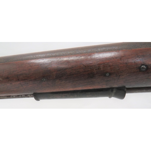 335 - Rare Mid 19th Century Naval Ships Large Musketoon Blunderbuss
25 1/2 inch, steel barrel with flared ... 