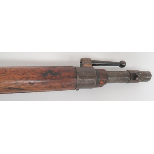 336 - Deactivated M95 Austrian Steyr Rifle and Bayonet
30 inch, 8 mm barrel.  Front blade sight and r... 