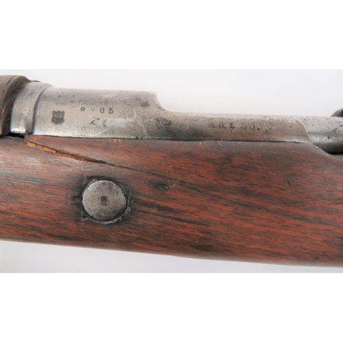 339 - Scarce Deactivated WW1 German KAR 98AZ Carbine
23 1/2 inch, 7.92 mm barrel.  Front eared sight.  Rea... 