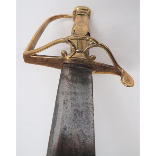 71 - Sunderland Loyal Volunteers Officer's Early 19th Century  Sword
31 1/4 inch, single edged, slightly ... 