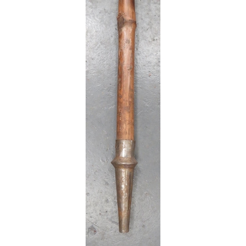 238 - WW1 Period Indian Cavalry Lance
steel, hollow ground trefoil head with Indian issue stamps dated 191... 