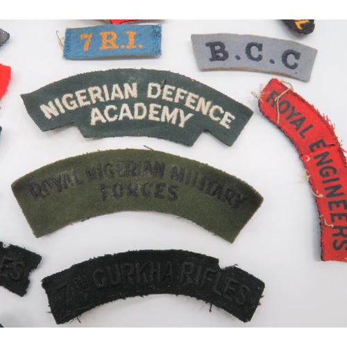 13 - Embroidery Shoulder Titles
including Royal Nigerian Military Forces ... Nigerian Defence Academy ...... 