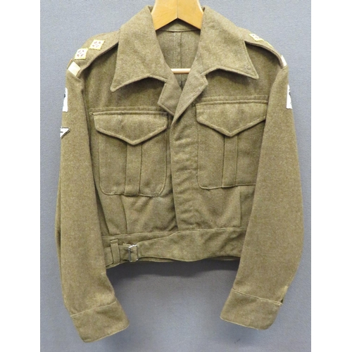 283 - 1937 Pattern 2nd RTR 4th Armoured Officer's Battledress Jacket
khaki woollen, single breasted, conve... 