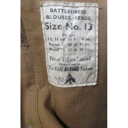 283 - 1937 Pattern 2nd RTR 4th Armoured Officer's Battledress Jacket
khaki woollen, single breasted, conve... 