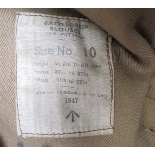 288 - 1946 Pattern REME NCO's Battledress Jacket
khaki woollen, single breasted, open collar, short jacket... 