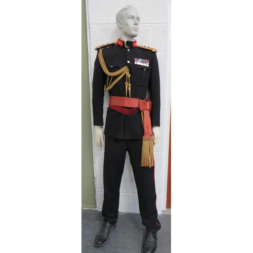 298 - General Aide To The Queen Uniform
consisting dark blue/black, single breasted, high collar tunic. &n... 