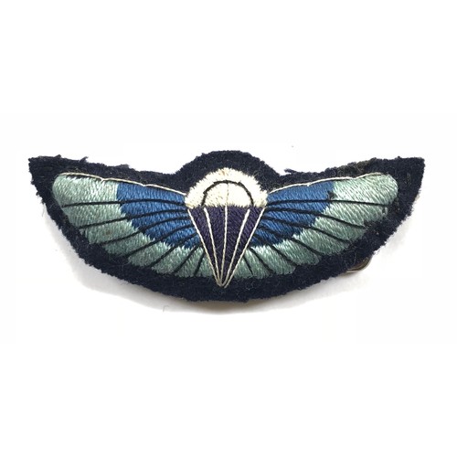 Special Air Service SAS cloth Parachute Qualification Wing of Lt Col W ...