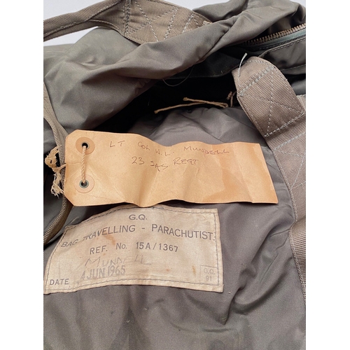 146 - Special Air Service SAS Jungle Combat Kit of Lt Col W.L. Mundell BEM Including personal kit fishing ... 