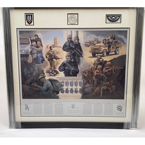 164 - Special Air Service B SQN 22 SAS 1951-2011 Commerative Print. This large and impressive prints the h... 