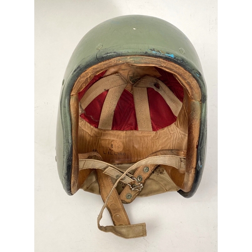 166 - SAS Special Air Service Jump Helmet. An unusual example circa 1960s believed used by Lt Col W.L. Mun... 