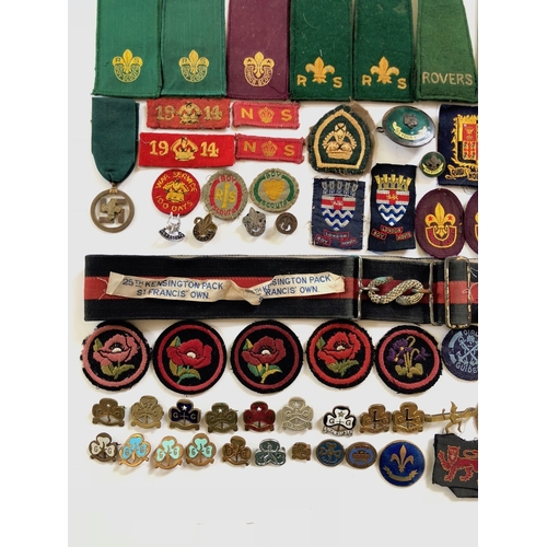 167 - Boy Scouts and Girl Guides Badges. A good and interesting selection covering the Great War period th... 