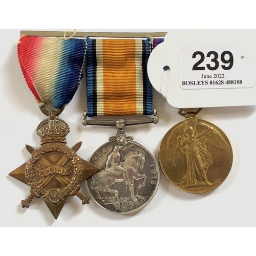WW1 West Yorkshire Regiment Later Officer Group of Three Medals. Awarded to 537 C SJT R.W. HONOUR W YORK R. Comprising: 1914/15 Star (SJT W. YORK R), British War Medal and Victory Medal. Mounted as originally worn. Lieutenant Reginald W Honour landed in France with the 1/6th West Yorkshire Regiment on the 30th June 1915. He was later discharged for a Commission into the Army Cyclist Corps, then serving with the City of London Yeomanry and then back with the West Yorkshire Regiment.