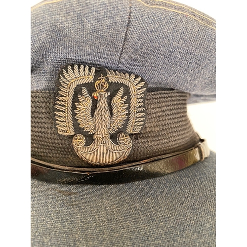 386 - WW2 Polish Air Force RAF Officer's attributed Cap. A rare early war example tailored by Gieves Ltd o... 