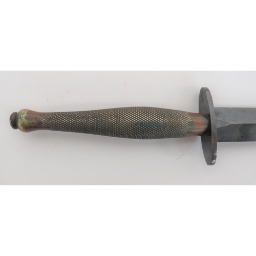 169 - WW2 2nd Pattern Fairbairn-Sykes ‘B’ Parkerised Commando Fighting Knife.good and scarce example. The ... 