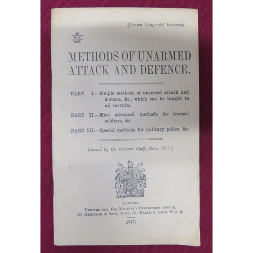 198 - Methods Of Unarmed Attack and Defence
reprinted 1917 pamphlets.  Minor wear to some.  Stil... 