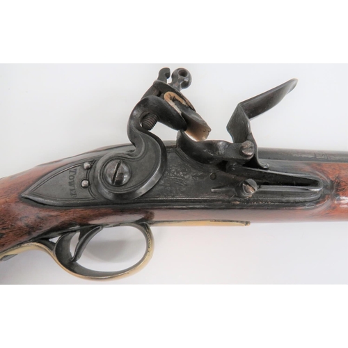 291 - Rare 1760/78 Royal Forrester's Regimentally Marked Flintlock Pistol
10 inch, .65 inch bore, smoothbo... 