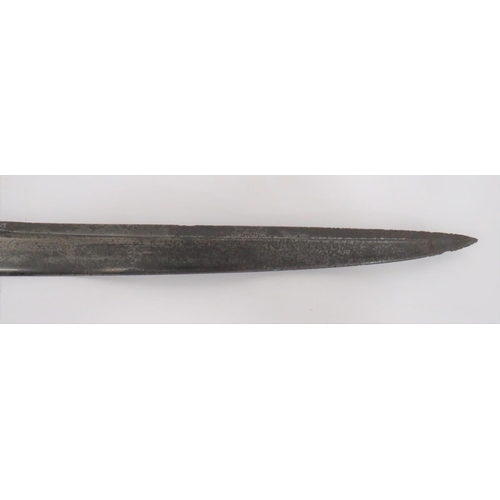 59 - 1821 Pattern Attributed Light Cavalry Officer's Sword
35 1/2 inch, single edged, slightly curved, pi... 