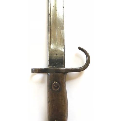 130A - 2nd Bn Middlesex Regiment 1907 Hook Quillon Bayonet 1st Pattern Scabbard.A scarce second year of pro... 