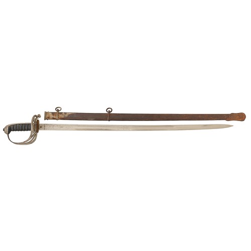 90 - Honourable Artillery Company (Infantry) Sword
32 1/4 inch, single edged blade with wide fuller.  Etc... 