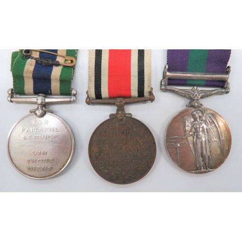 144 - Small Selection of Various Medals
consisting General Service medal 1918-62 with single bar Iraq.  Na... 