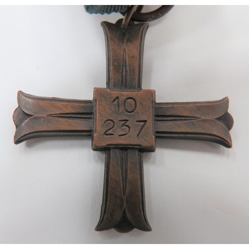 150 - Polish Monte Cassino Cross & Others
bronzed cross numbered to reverse 