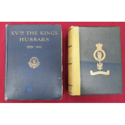 191 - Historical Record Of The 14th (Kings) Hussars 1715-1900
by Colonel H B Hamilton.  Printed 1901.  Yel... 