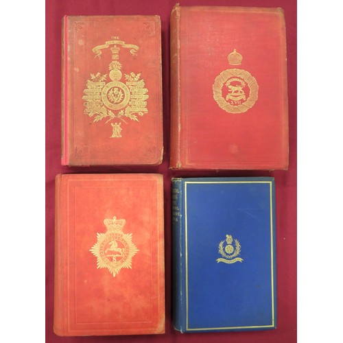 206 - Four Regimental Histories
consisting Historical Records Of The Kings Liverpool Regiment.  Printed 19... 