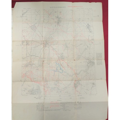 209 - Three WW1 Trench Maps
paper printed examples consisting 