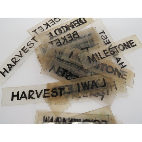 380 - Good Selection of Aircraft Plotting Table Flight Markers
consisting selection of thin, clear, cellul... 