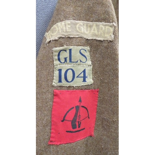 273 - 1937 Pattern Home Guard Gloucester Rocket AA Battledress Jacket
khaki woollen, single breasted, clos... 