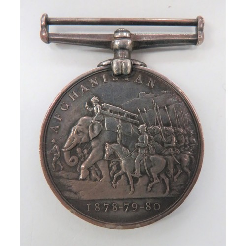 158 - 15th King’s Hussars Afghanistan War Medal 1878-80Awarded to 