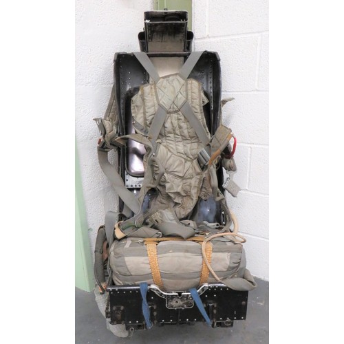 400 - 1960's Martin Baker Ejector Seat and Parachute
alloy and fibre bucket seat with high back rest and h... 