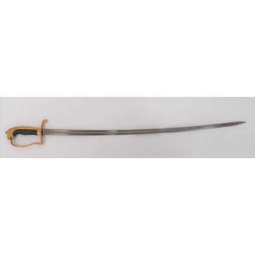 65 - Early 20th Century Fighting Sword And Spare Blade
31 1/4 inch, single edged, narrow, slightly curved... 