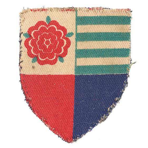 380 - 100th AGRA (Army Group Royal Artillery) cloth printed formation sign badge circa 1947-48.  Good scar... 