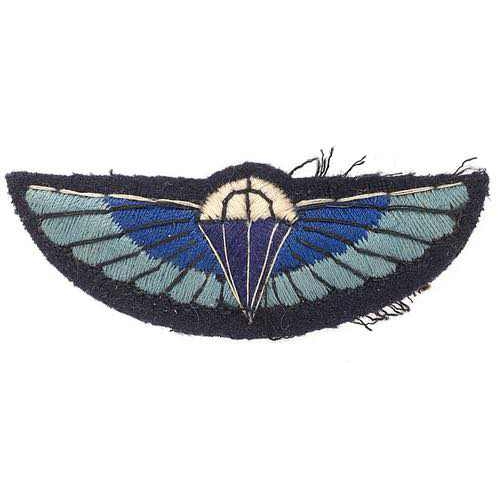 397 - Special Air Service post war cloth SAS parachute qualification / operations wing badge.  Good scarce... 