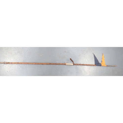 163 - WW1 Period Indian Cavalry Lance
steel, hollow ground, trefoil head with Indian issue stamps dated 19... 