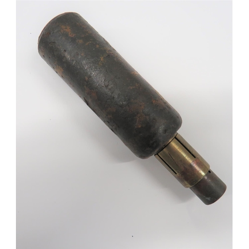 165 - Inert No 24 MKII Short Rifle Grenade
cast steel, tubular body with traces of red paint (ammonal).  T... 