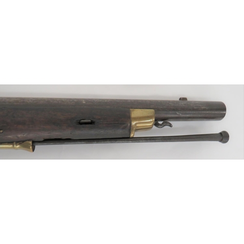 219 - Pattern 1839/42 EIC Musket
.750 musket bore, 39 inch, smoothbore barrel  Front stud sight and r... 