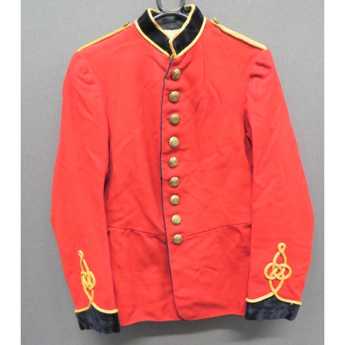 333 - Pre WW1 Royal Engineers Scarlet Dress Tunic
scarlet, single breasted tunic. &nbsp;Black velvet, high... 