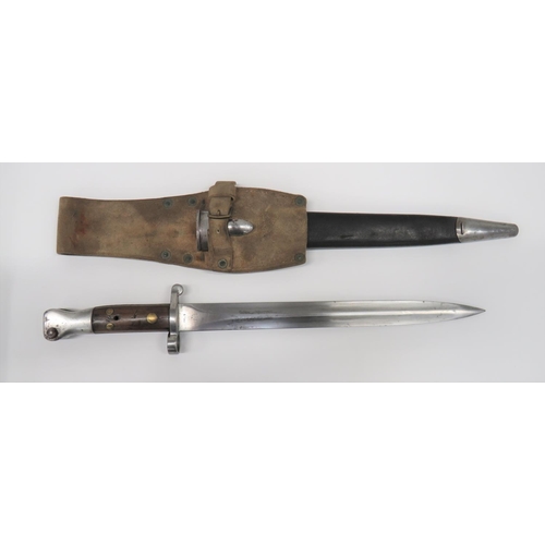 82 - Rare 1888 MKI 1st Type Regimentally Stamped Norfolk Regiment Bayonet
12 inch, double edged blade. &n... 