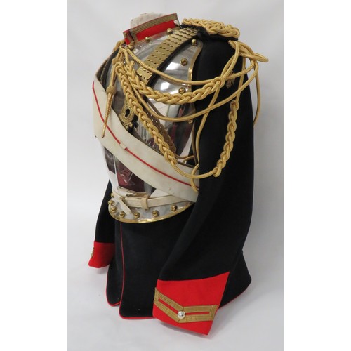 172A - Royal Horse Guards Uniform and Cuirass SetPost 1953 Royal Horse Guards Blue dress tunic with anodise... 