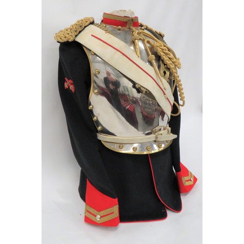 172A - Royal Horse Guards Uniform and Cuirass SetPost 1953 Royal Horse Guards Blue dress tunic with anodise... 