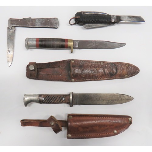 147 - Four Various Knives
consisting 