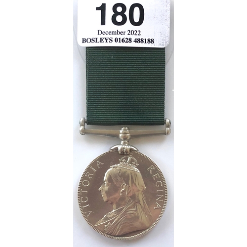 180 - Victorian Volunteer Force Long Service and Good Conduct Medal.  A good example unnamed as issued.