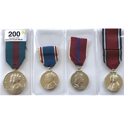 200 - 1911 George V Silver Delhi Durbar Medal & Coronation Medals.  Unnamed as issued.   Accompanied by 19... 