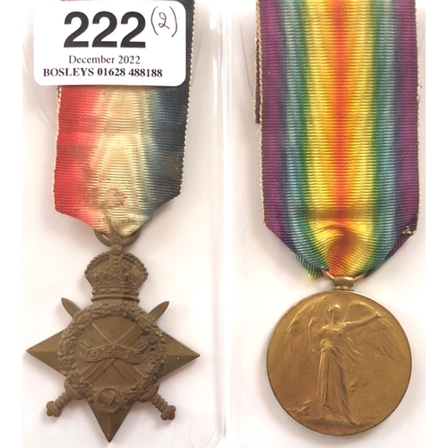 222 - WW1 Army Service Corps Officers Medals.  Awarded to Captain A Fenton-Livingstone ASC. Comprising: 19... 